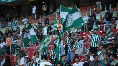 Trendyol Süper Lig: Konyaspor: 1 - Gaziantep FK: 0 (İlk yarı)