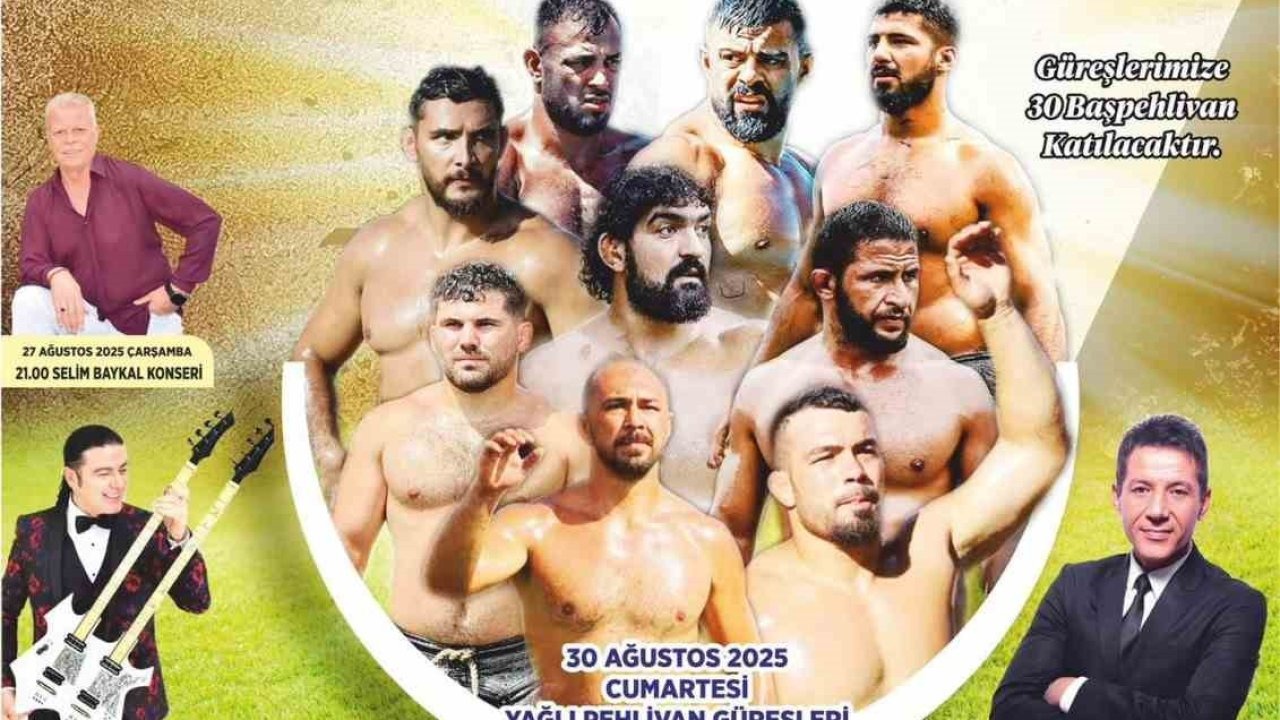 Beyağaç Yağlı Pehlivan Güreşleri, Kültür ve Tarhana Festivali için geri sayım başladı
