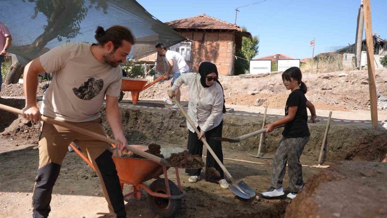 Konuralp’te kazı çalışmaları tamamlanmak üzere