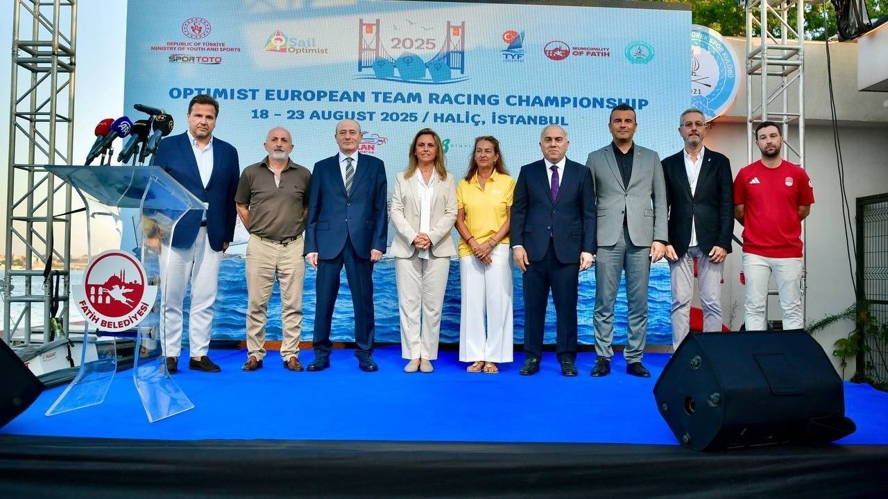 2025 Optimist Avrupa Takım Şampiyonası açılışı Fatih’te yapıldı