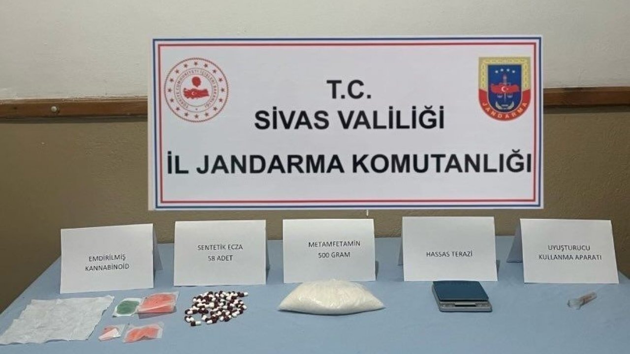 Sivas’ın 2 ilçesinde uyuşturucu operasyonu: 1 kişi tutuklandı