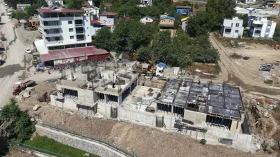 Hasanbeyli’de rezerv alan inşaatları hızla yükseliyor