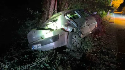 Şuhut’ta trafik kazası, 1’i ağır 4 yaralı