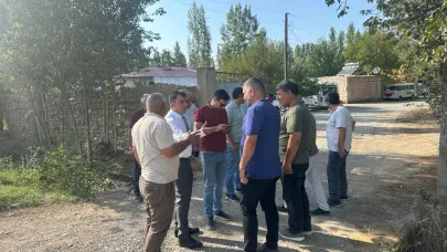 Iğdır İl Özel İdaresi Genel Sekreteri Yüksel Kasım Çarman Köylerde Yapılan Çalışmaları İnceledi