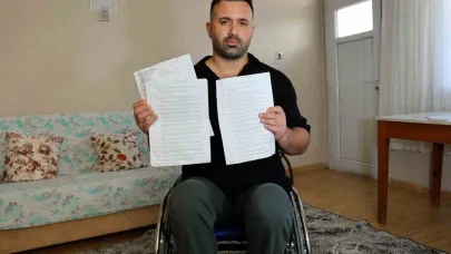 İş kazası sonucu felç kaldı, kazandığı 15 milyonluk tazminatı 6 yıldır alamadı