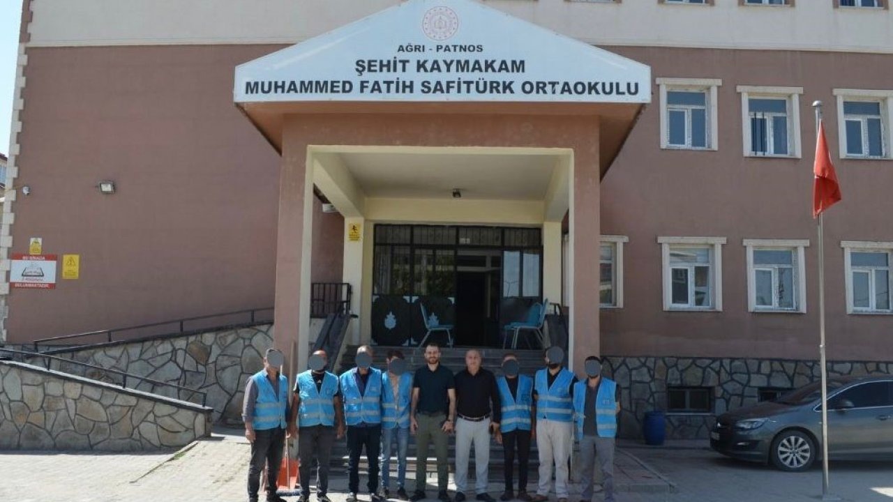 Patnos’ta okul düzenleme seferberliği