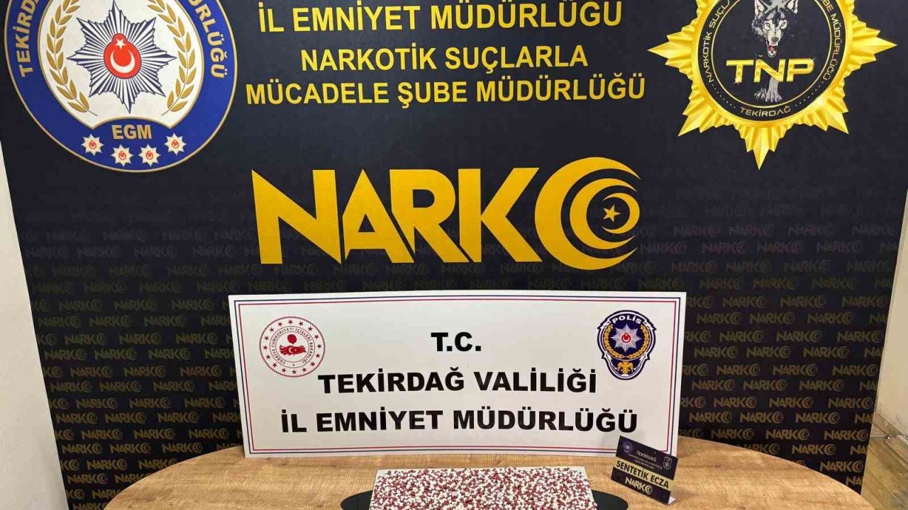 Tekirdağ’da zehir tacirlerine ağır darbe: 6 tutuklama