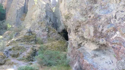 Ankara’daki tarihi İnönü Mağaraları havadan görüntülendi