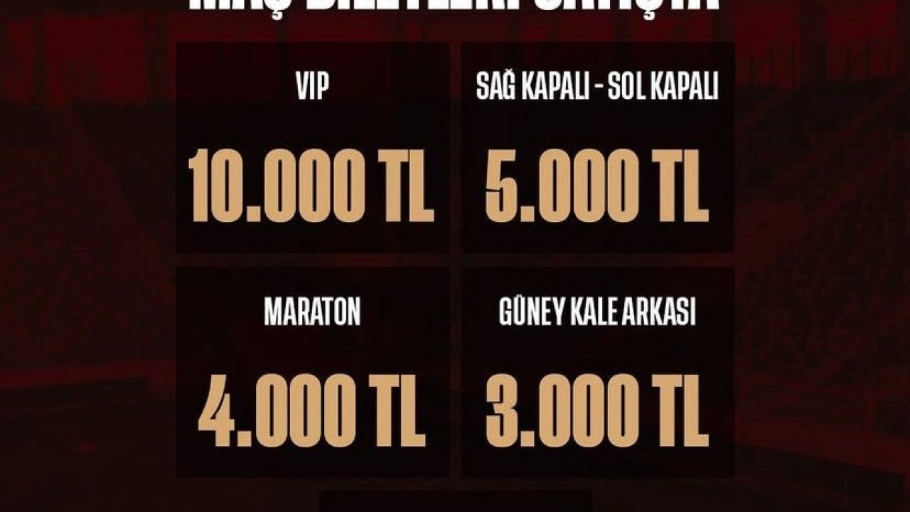 Gençlerbirliği, Fenerbahçe maçının biletlerini 10 kat pahalı satıyor