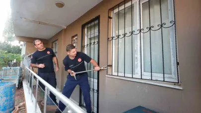 Antalya’da ’apartmana yeni taşınan’ yaşlı çift alarmı