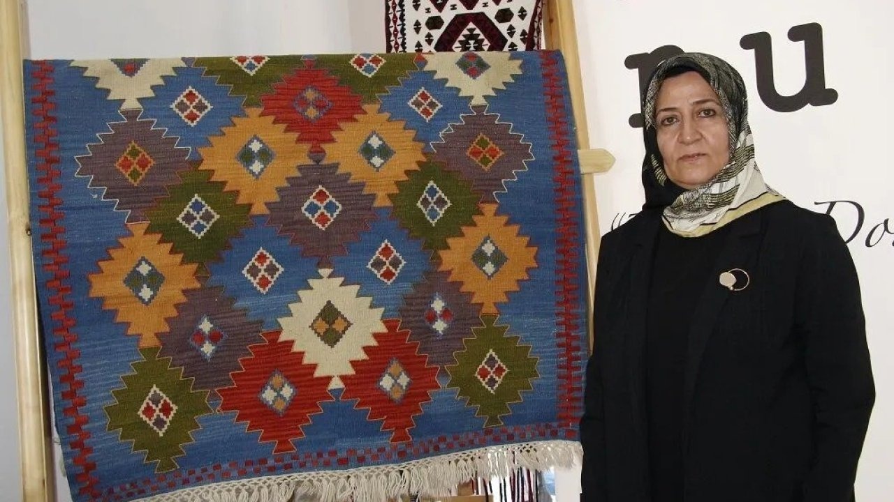 Van kilim motifleri hediyelik eşyalara yansıtıldı