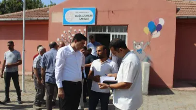 Kaymakam Erdoğan, Aşağıalican ve Ortaalican Köylerini Ziyaret Etti