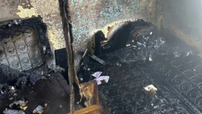 Erdek’te ev yangını kısa sürede söndürüldü