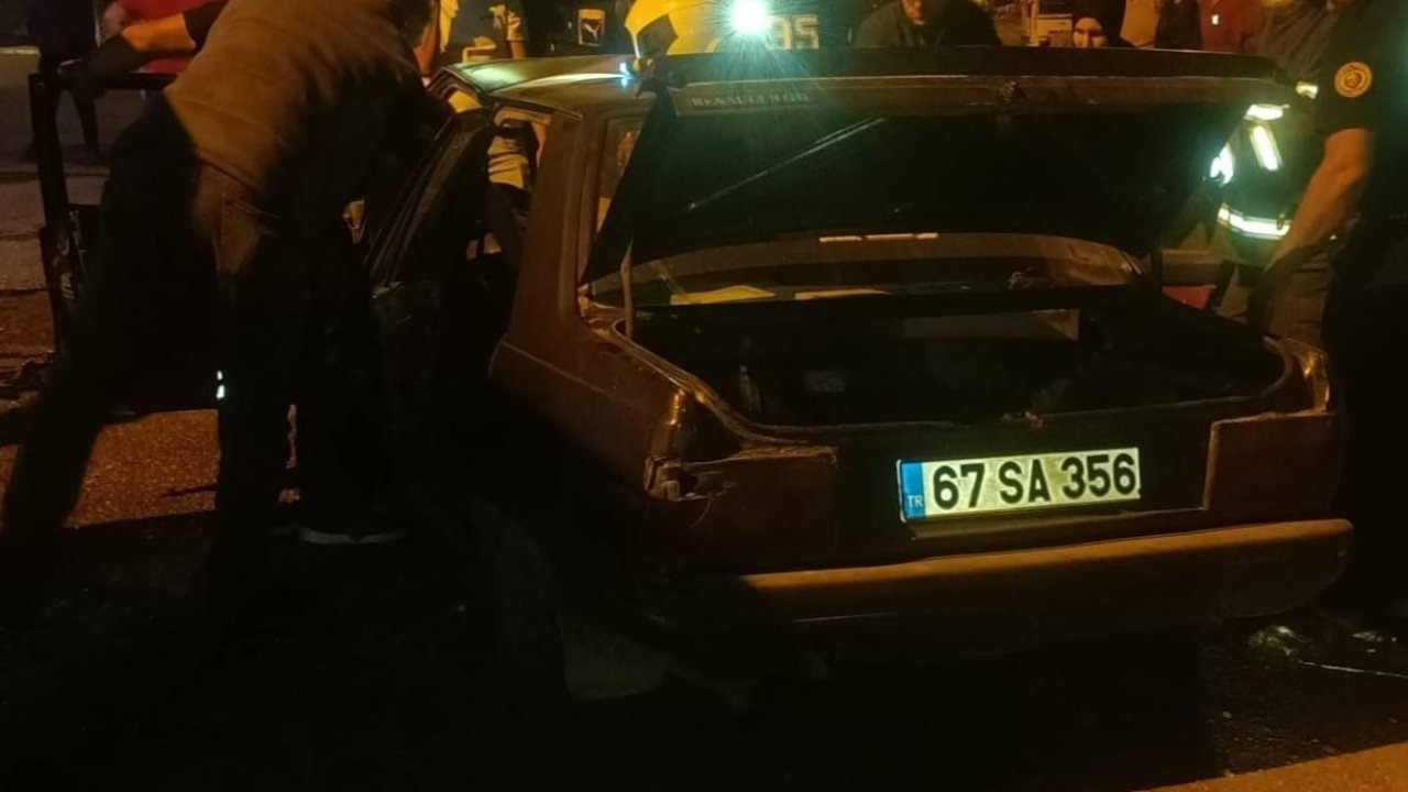 Karabük’te tarafik kazası: 2 yaralı