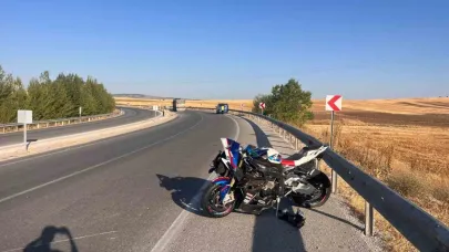 Motosiklet kazasında ağır yaralanan sürücü hayatını kaybetti