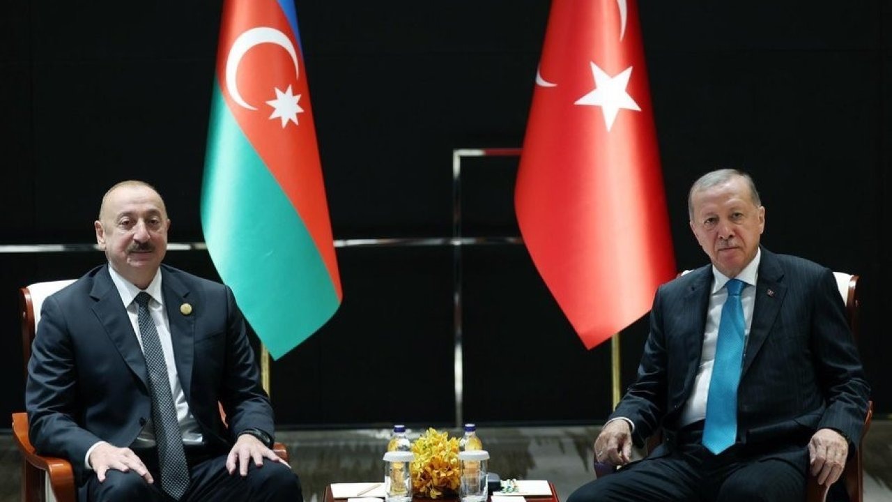 Cumhurbaşkanı Erdoğan, Azerbaycan Cumhurbaşkanı Aliyev’le görüştü