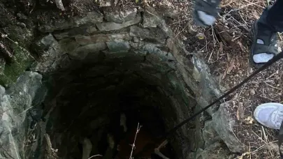 Su kuyusuna düşen inek için seferber oldular