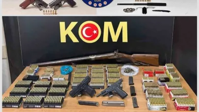 Muğla’da silah operasyonu: 2 bin 264 mermi ele geçirildi