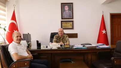 İl Jandarma Alay Komutanı Tuğgeneral Özden’e Hoşgeldin Ziyareti
