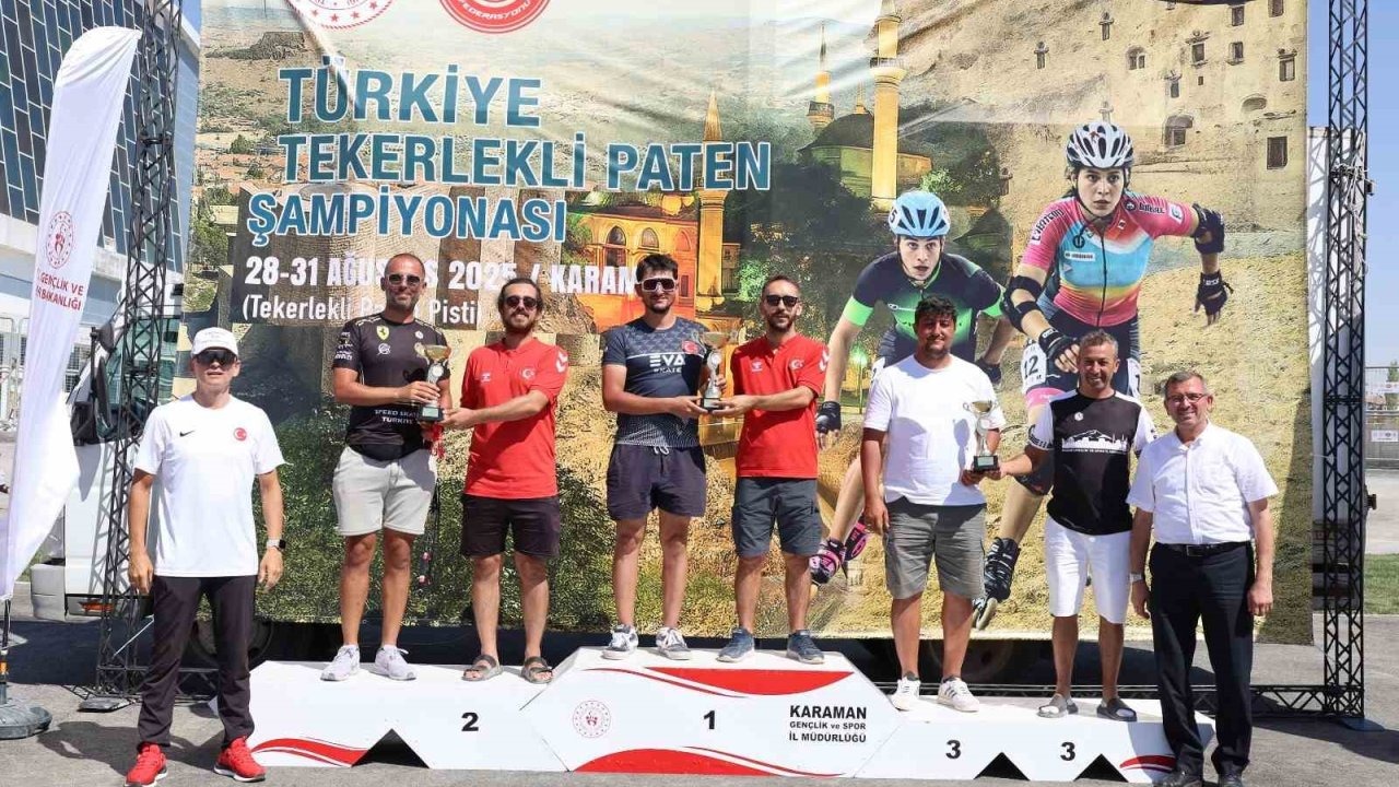 Karaman’da düzenlenen ‘Tekerlekli Paten Türkiye Şampiyonası’ sona erdi