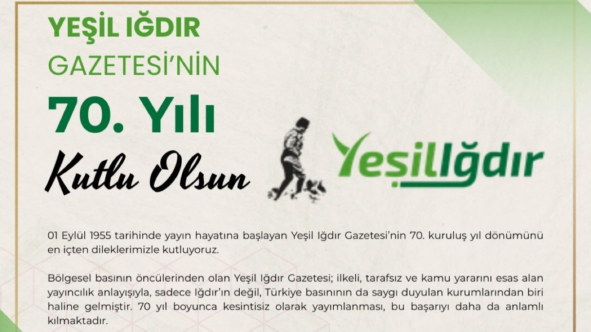 IĞDIR ÜNİVERSİTESİ’NDEN 70. YIL PAYLAŞIMI