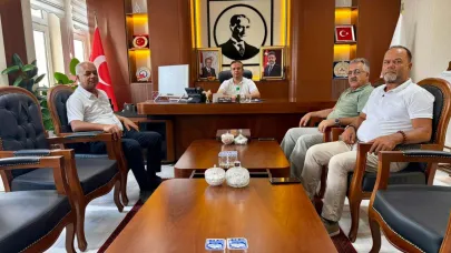 Ziraat Odası Başkanlarından İl Müdürü Tingiş’e Ziyaret