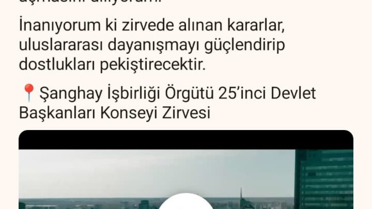Emine Erdoğan’dan Çin’de katıldıkları programlara ilişkin video paylaşımı: