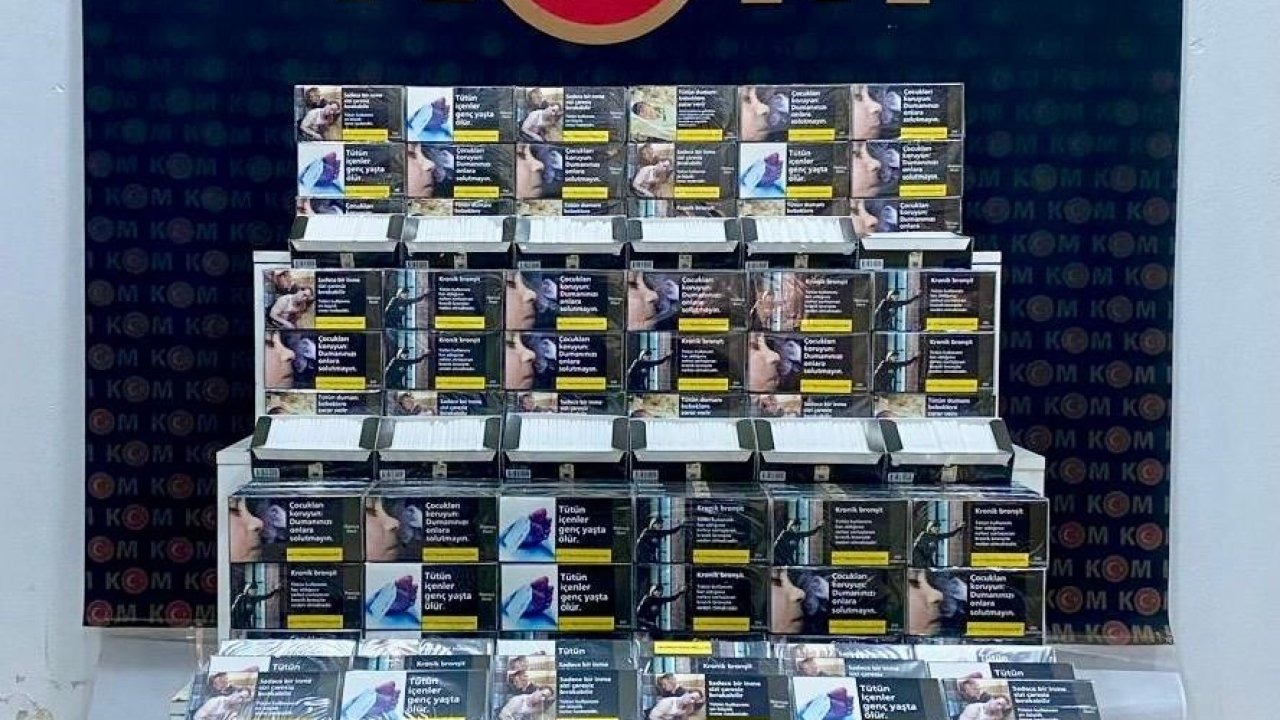 Kars’ta 100 bin makaron ele geçirildi