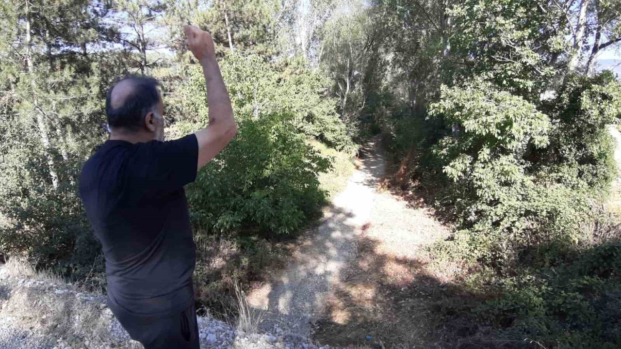Bolu’da kuraklık dereleri kuruttu, köylü nöbetleşe su kullanıyor