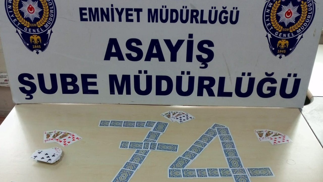 Bartın’da kumar baskını