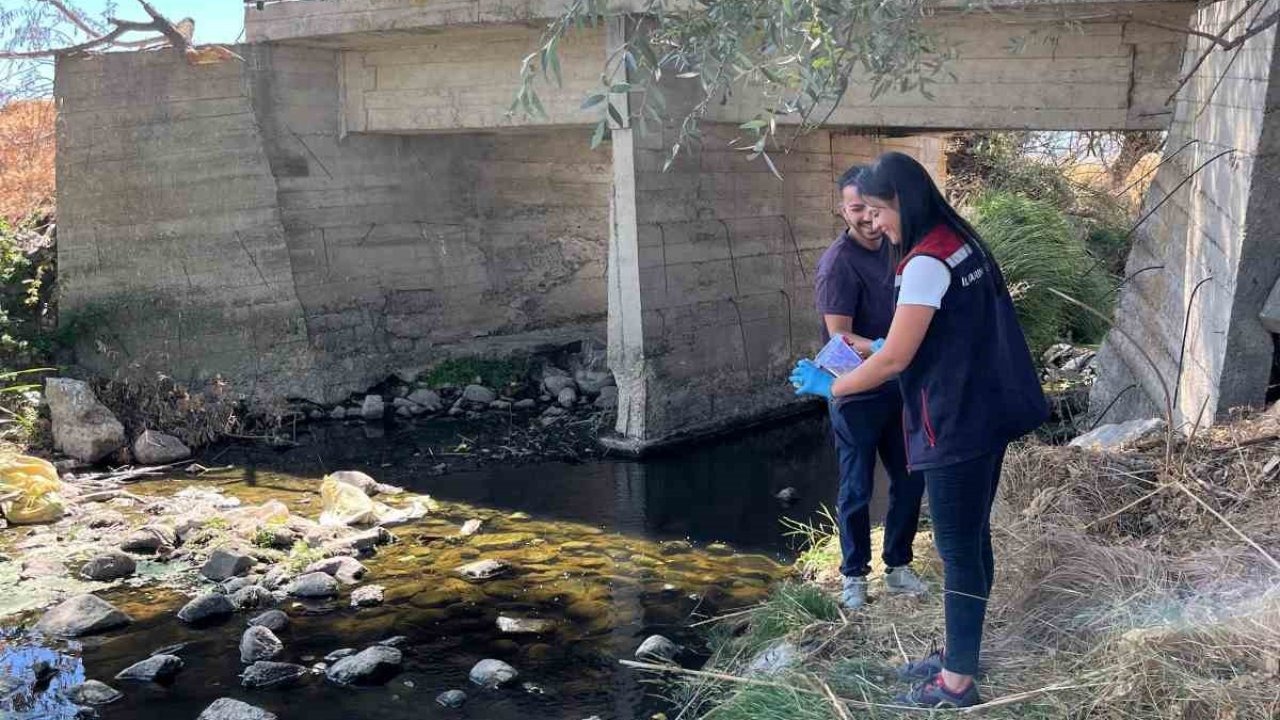 Bolu’da patates tarlaları için sulama sularından numune alındı