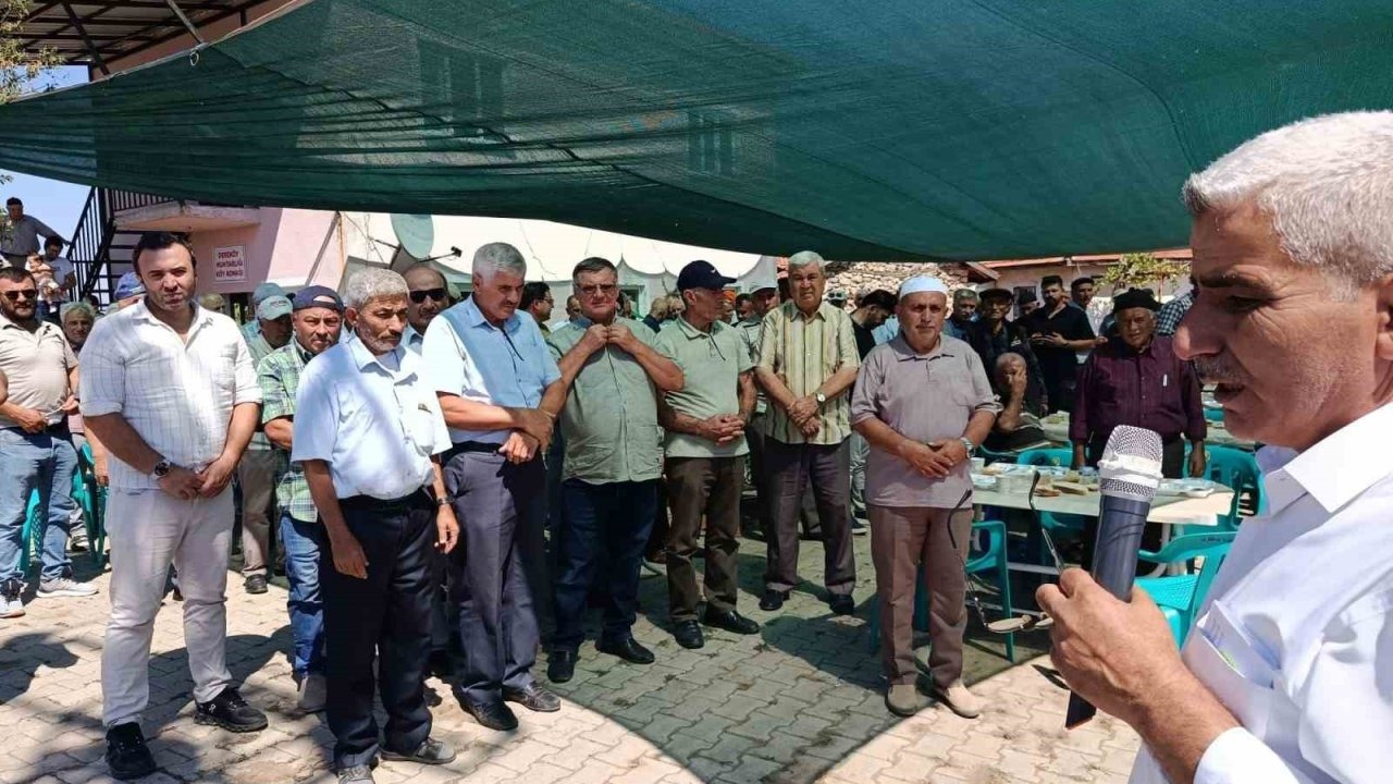 Simav Dereköy’de büyük hayır ve yağmur duası