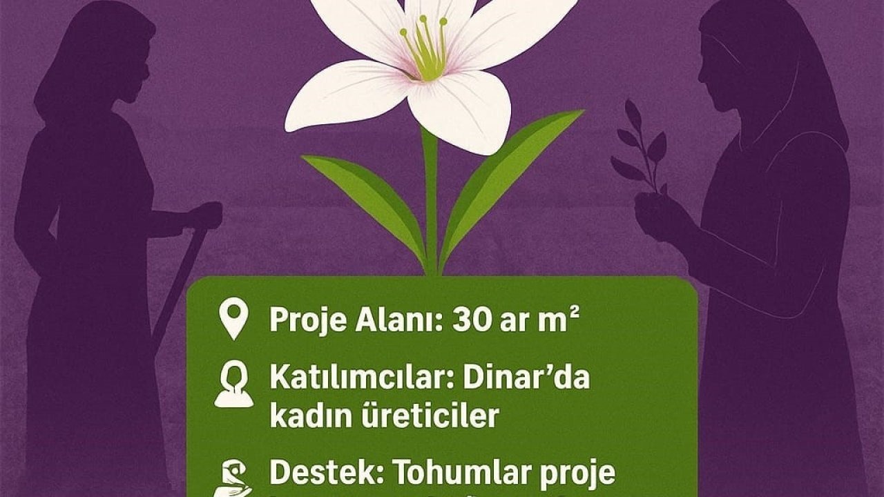 Kadın çiftçiler için ‘Salep Yetiştiriciliği’ projesi başlatıldı