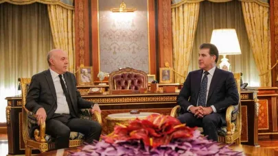 IKBY Başkanı Barzani, Türkiye Dışişleri Bakanlığı Irak ve İran İşleri Genel Müdürü Güney ile görüştü