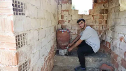 Aydın Dağları’nda susayanlar bu hayırla susuzluğunu gideriyor