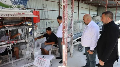 Vali Turan’dan Sercan Kireç Madencilik Tesisine Ziyaret