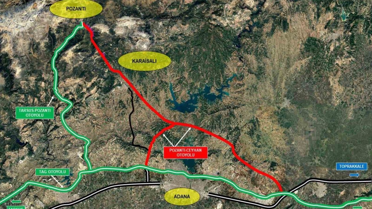 Adana’ya dev ulaşım yatırımı: Pozantı-Ceyhan Otoyolu şehre nefes aldıracak