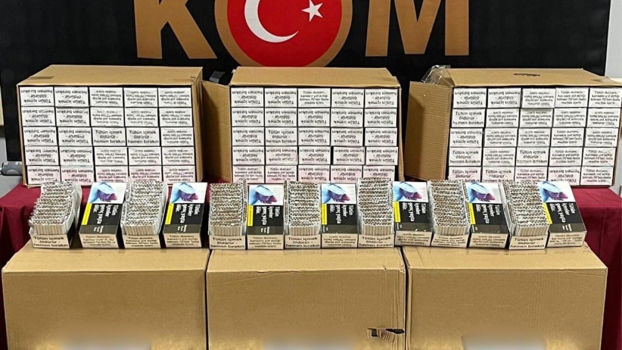 Yozgat’ta 202 bin kaçak makaron ele geçirildi