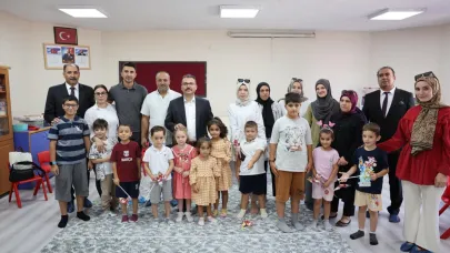 Ercan Turan Ziyaretiyle Minik Öğrencilerin Okul Heyecanı Başladı