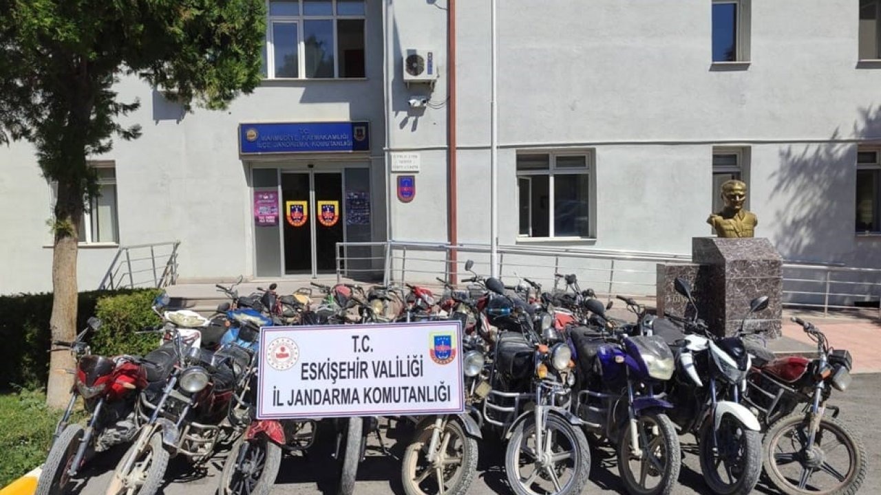 Mahmudiye’de motosiklet operasyonu