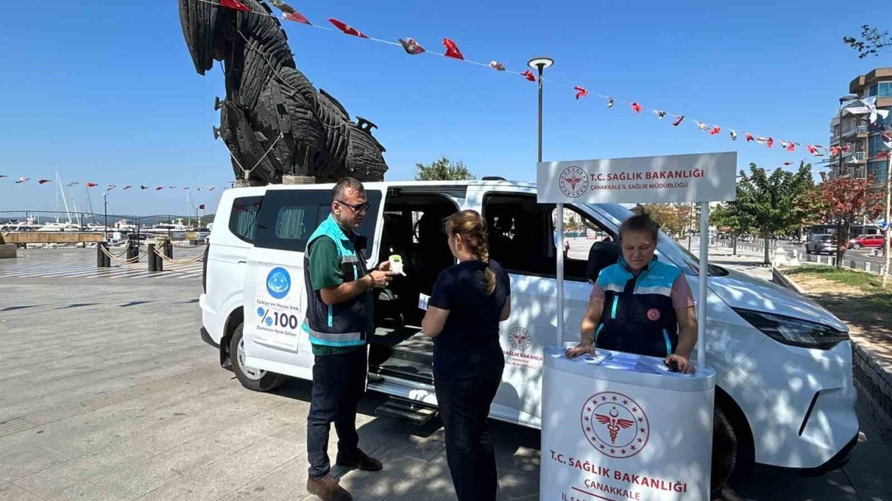 Çanakkale’de tütünle mücadele