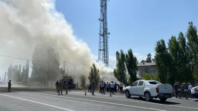 Bir Yıllık Emek Alevlere Teslim Oldu