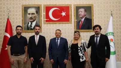 Iğdır Dr. Nevruz Erez Devlet Hastanesi Başhekimi Koçak’tan Rektör Gürel’e Ziyaret