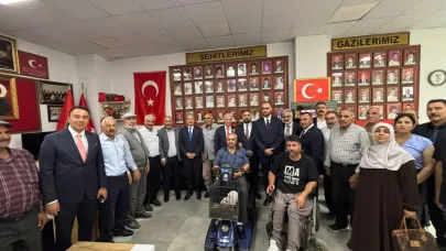 MHP Heyeti, Iğdır'da Şehit Aileleri ve Gazilerle Buluştu