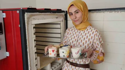 Diyarbakır’daki açığı fark eden girişimci kadın, seramik atölyesi kurdu