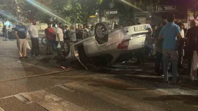 Batman’da otomobil takla attı: 2 yaralı