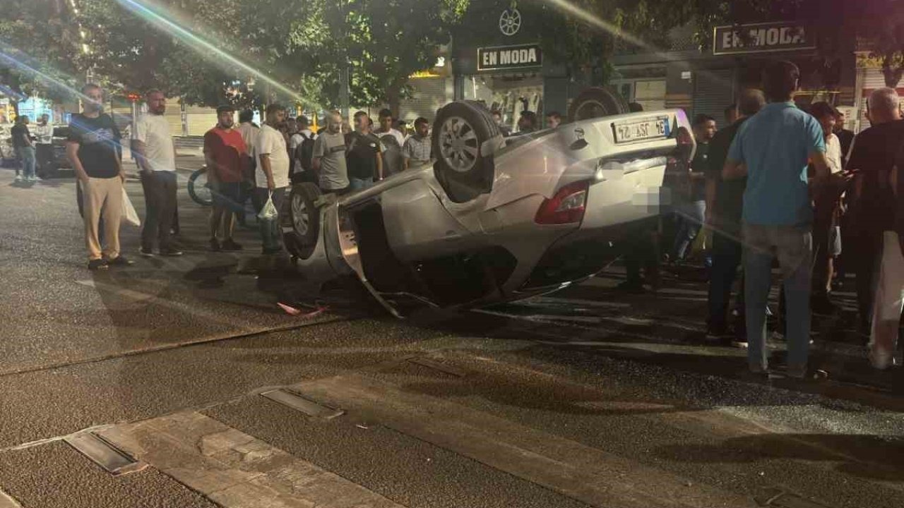 Batman’da otomobil takla attı: 2 yaralı