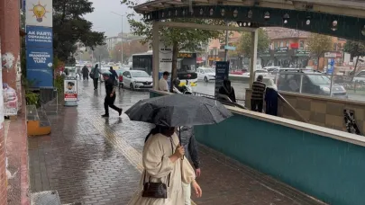 Bursa’da yağmur sevinci...Böyle dans ettiler