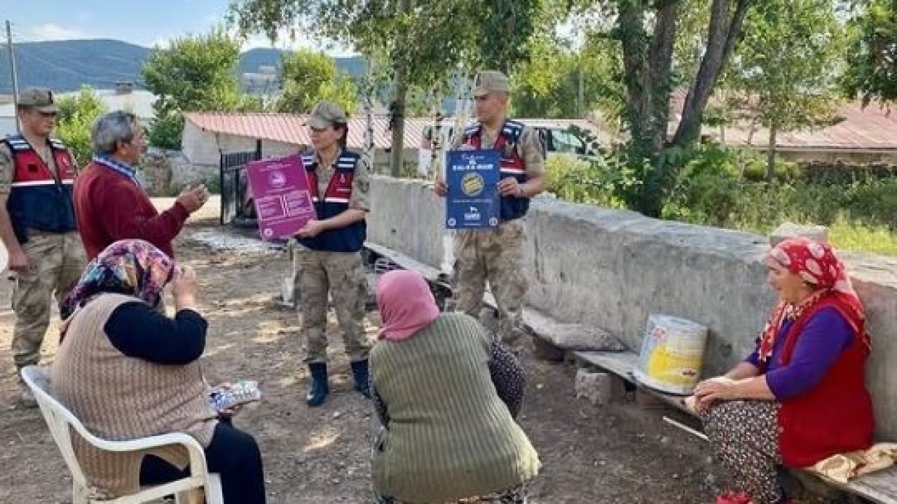 Jandarma ekipleri köylerde KADES’i anlattı
