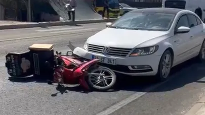 Mardin’de otomobil ile motosiklet çarpıştı: 1 yaralı